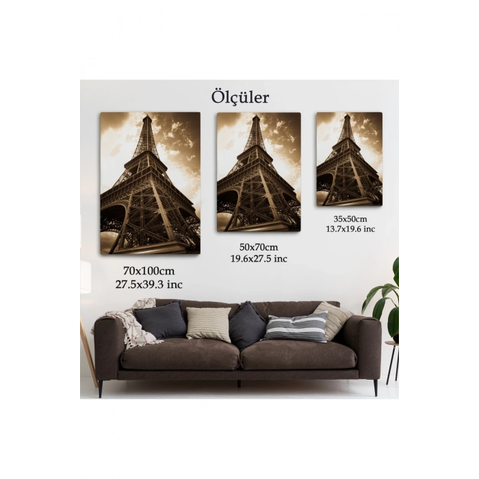 Fransa Paris Eyfel Kulesi Duvar Tablosu-6424