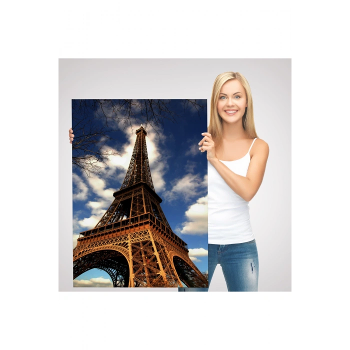 Fransa Paris Eyfel Kulesi Duvar Tablosu-6442