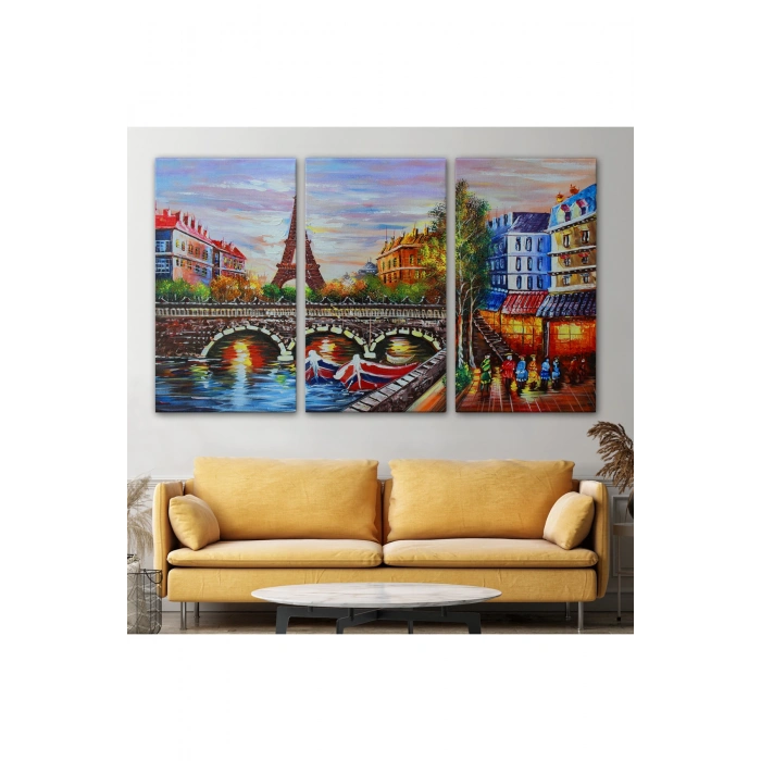 Fransa Paris Eyfel Kulesi Manzaralı Duvar Tablosu-1232