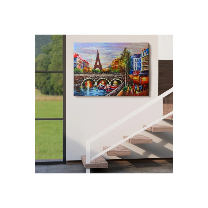 Fransa Paris Eyfel Kulesi Manzaralı Duvar Tablosu-1232