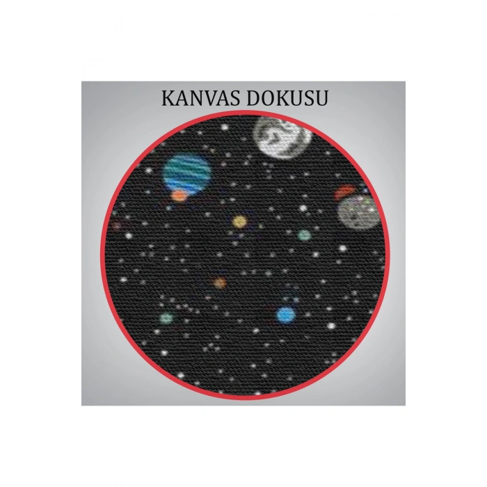 Galaxiyi İzleyen Kampçı Duvar Tablosu-6352