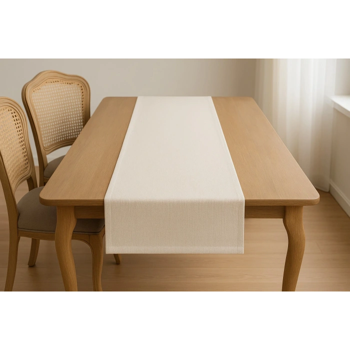 Gardenya Keten Runner Masa Örtüsü 35 x 150 cm