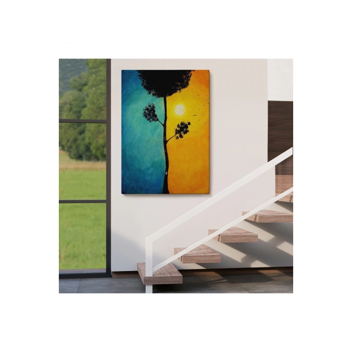 Gece Gündüz Sürreal Duvar Tablosu-6357