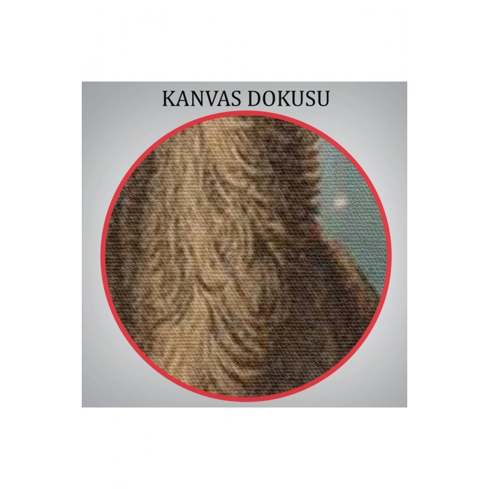 Gece Ormandaki Geyik Tablosu-6309