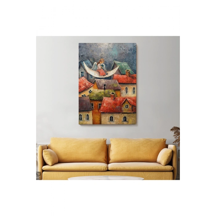 Gecenin Meleği Dekoratif Duvar Tablosu-6244