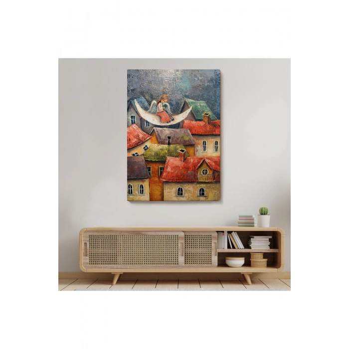 Gecenin Meleği Dekoratif Duvar Tablosu-6244