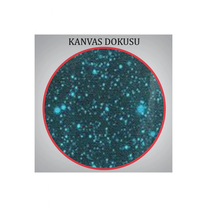 Geyiğin Gece Ormandaki Silüeti Duvar Tablosu-6369