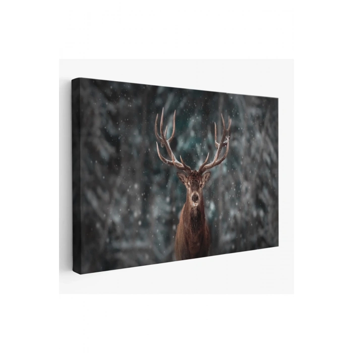 Geyik Dekoratif Kanvas Tablo 1164