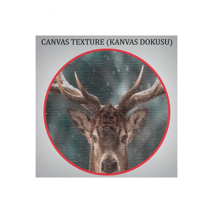 Geyik Dekoratif Kanvas Tablo 1164