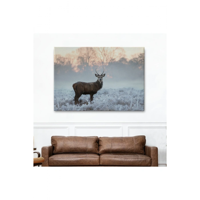 Geyik Dekoratif Kanvas Tablo 1166