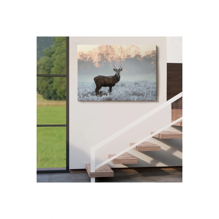 Geyik Dekoratif Kanvas Tablo 1166