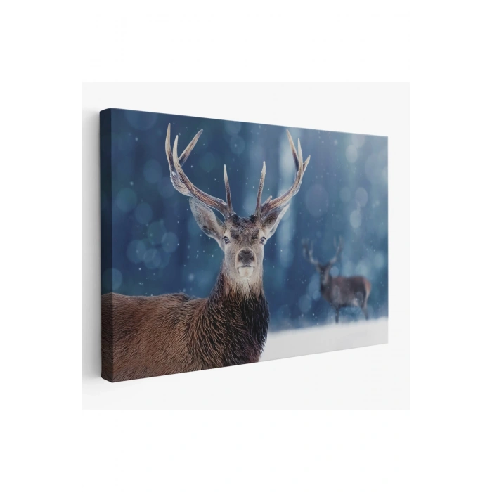 Geyik Dekoratif Kanvas Tablo 1168