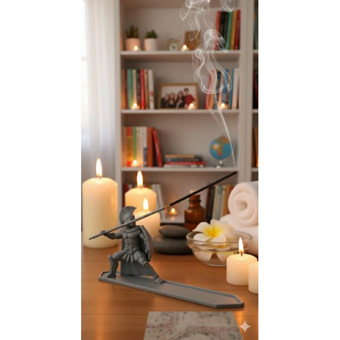 Gladyatör Tütsülük Gri 15 x 9 cm