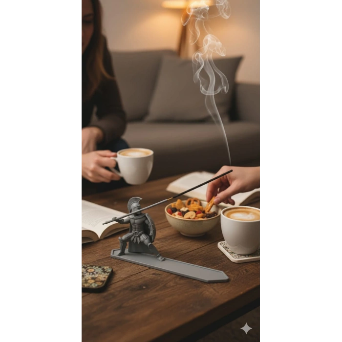 Gladyatör Tütsülük Gri 15 x 9 cm