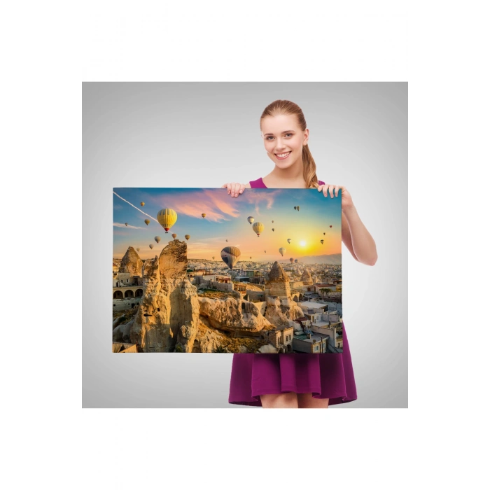 Göreme Kapadokya Manzarası Duvar Tablosu-1245