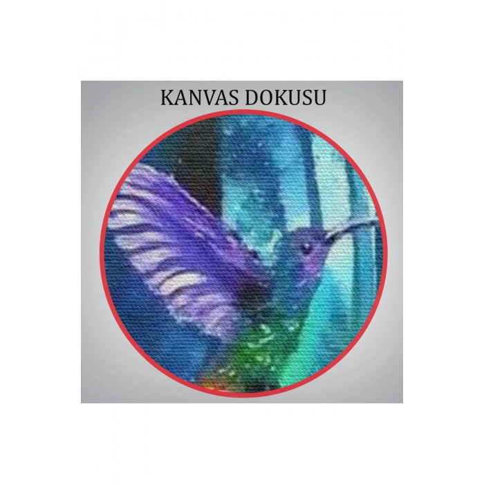 Gözdeki Kuş Sürreal Duvar Tablosu-6351