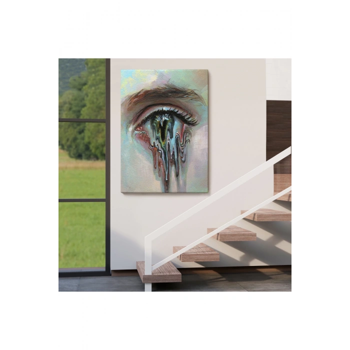 Gözü Akan Kadın Dekoratif Tablo-6333