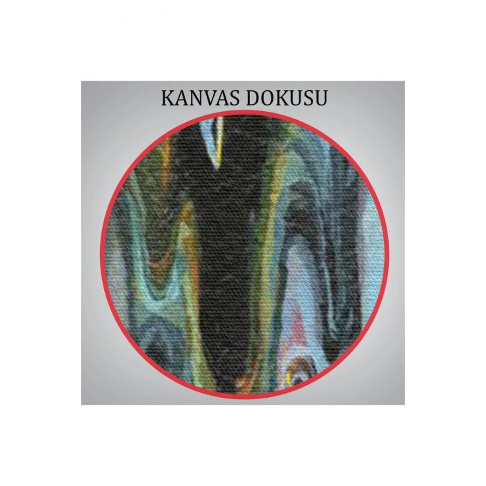 Gözü Akan Kadın Dekoratif Tablo-6333