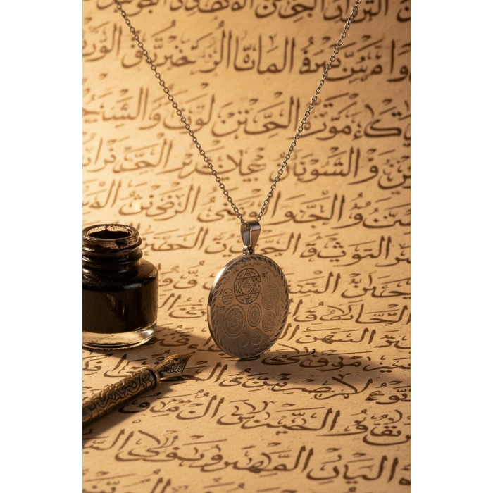 Gümüş Renk Titanyum Kaplama Çelik Kolye Paslanmaz Zincir Kararmaz, Paslanmaz Dayanıklı