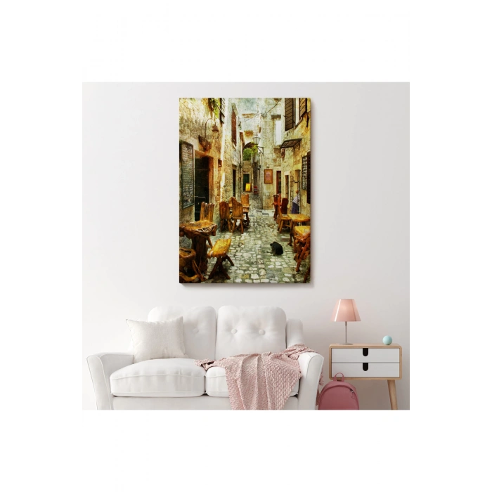 Güzel Sokak Tablosu - Beautiful Street-6406