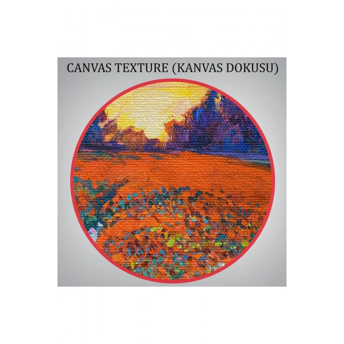 Haşhaş Tarlasının Yağlı Boya Tablosu-1211