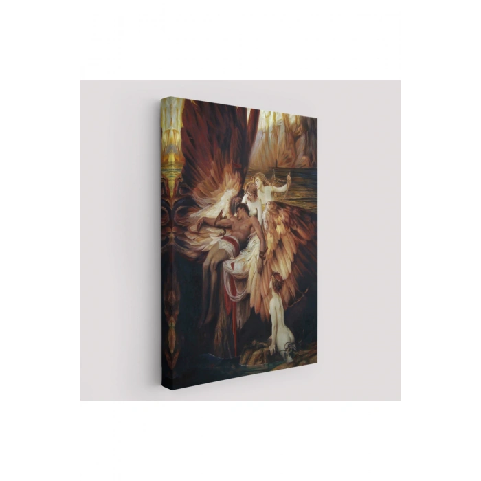 İkarus İçin Ağlayan Melekler Tablosu - Lament For Icarus-6499