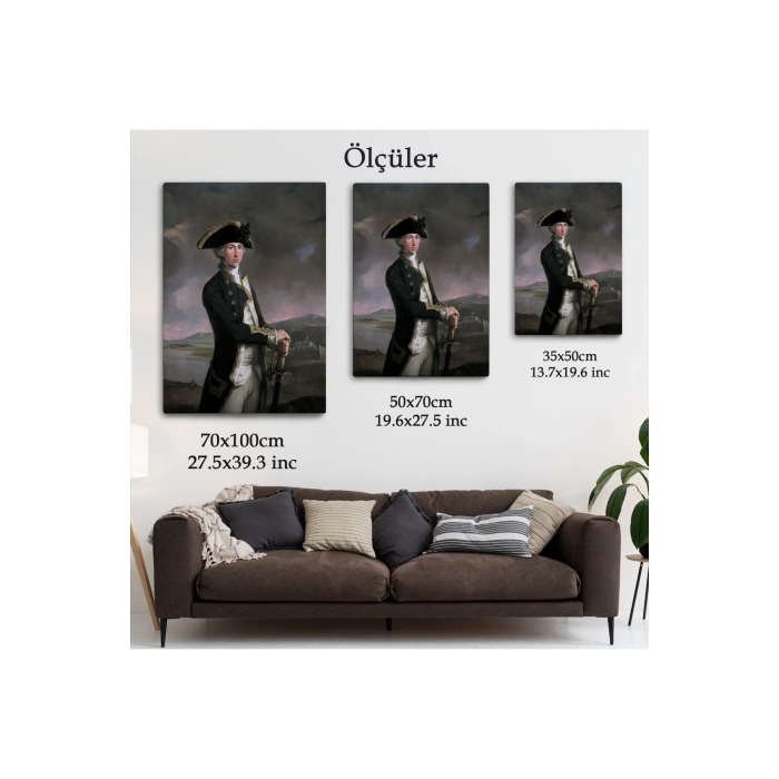 İngiliz Amiral Horatio Nelson Dekoratif Duvar Tablosu-6227