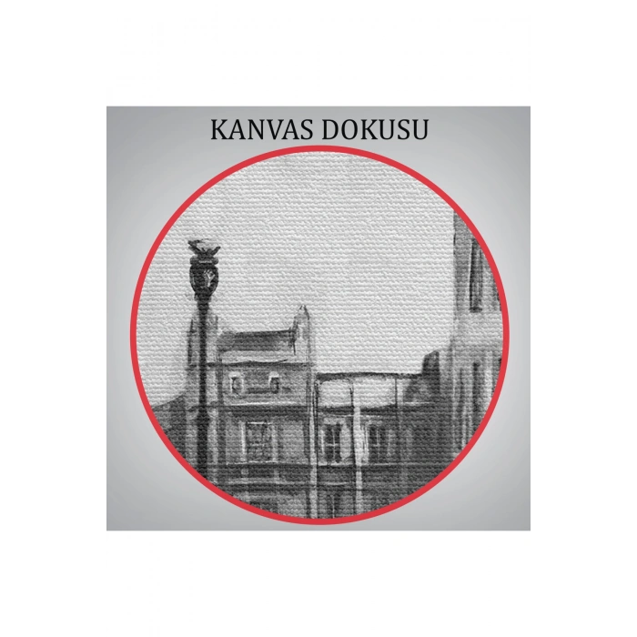 Ingiltere Londra Yağlıboya Görünüm Dekoratif Tablo-3543