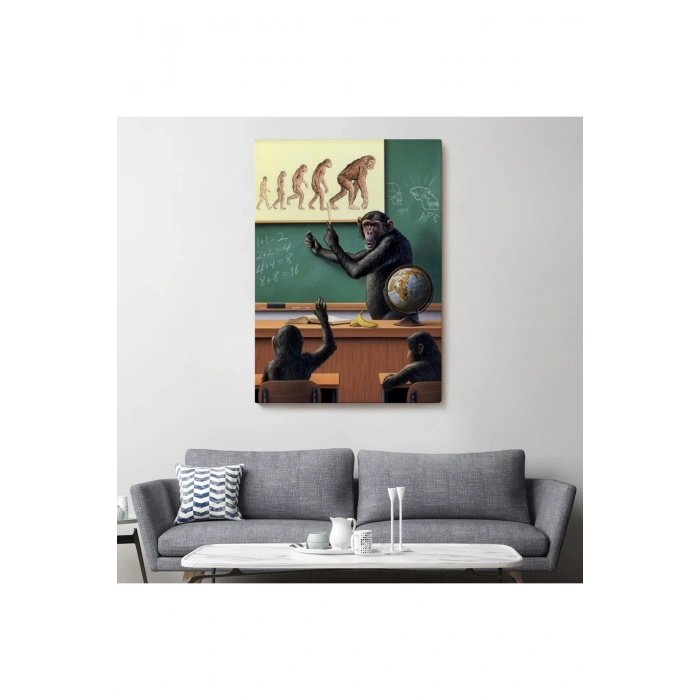 İnsanın Tersine Evrimine Anlatan Manmun Tablosu-6265