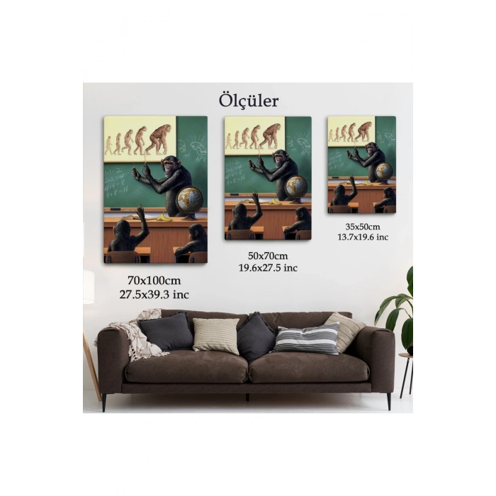 İnsanın Tersine Evrimine Anlatan Manmun Tablosu-6265