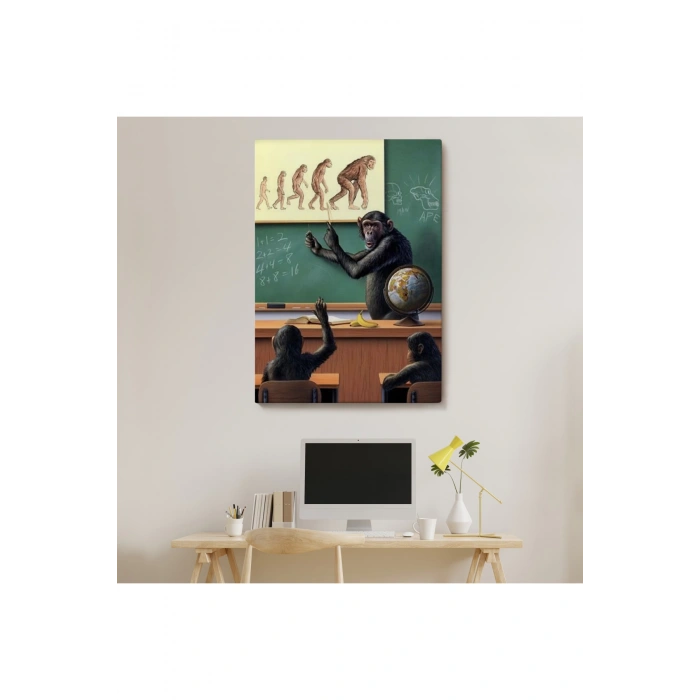 İnsanın Tersine Evrimine Anlatan Manmun Tablosu-6265