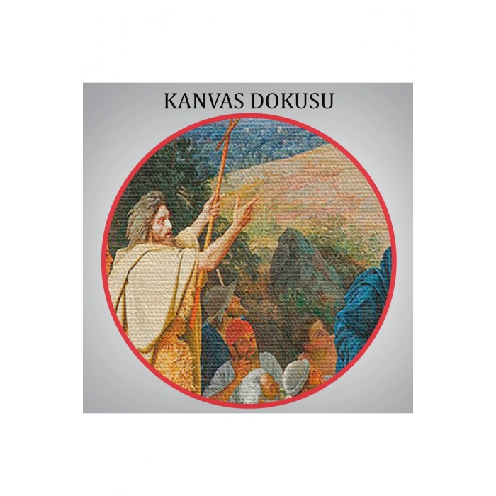 İsanın İnsanlara Görünüşü Tablosu - Aleksander Ivanov - The Apparition of Christ to the People-6539