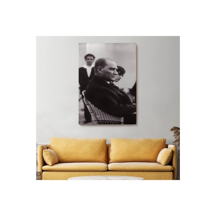 İskembede Oturan Mustafa Kemal Atatürk Tablosu-6315
