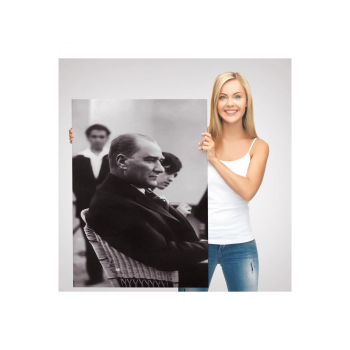 İskembede Oturan Mustafa Kemal Atatürk Tablosu-6315