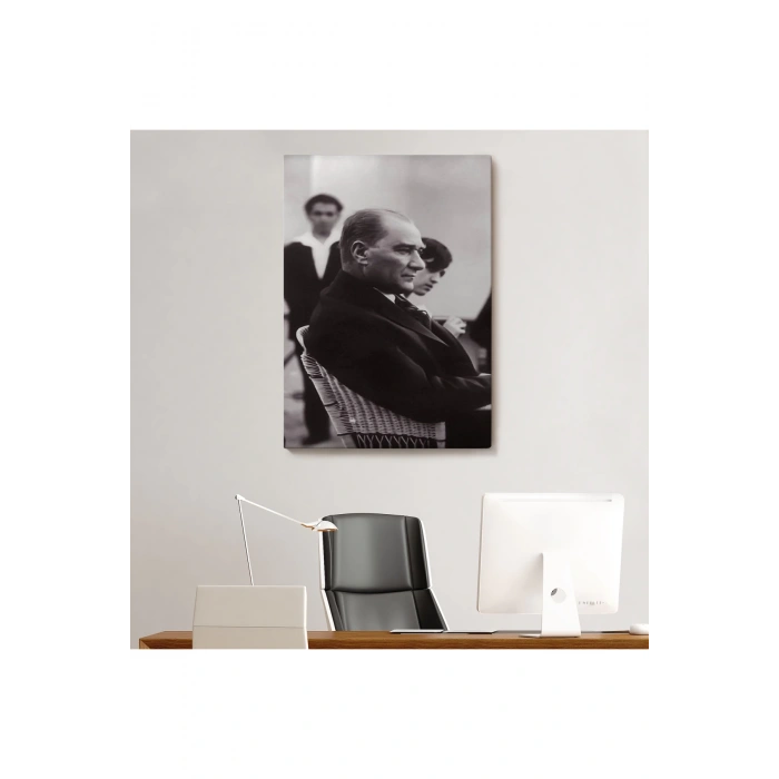 İskembede Oturan Mustafa Kemal Atatürk Tablosu-6315