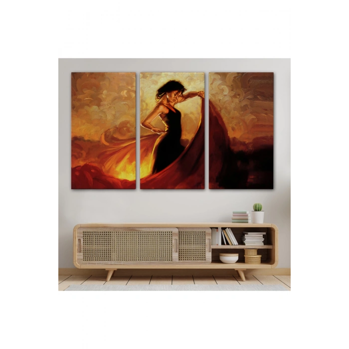 İspanyol Dansçı Kadın Tablosu-6595