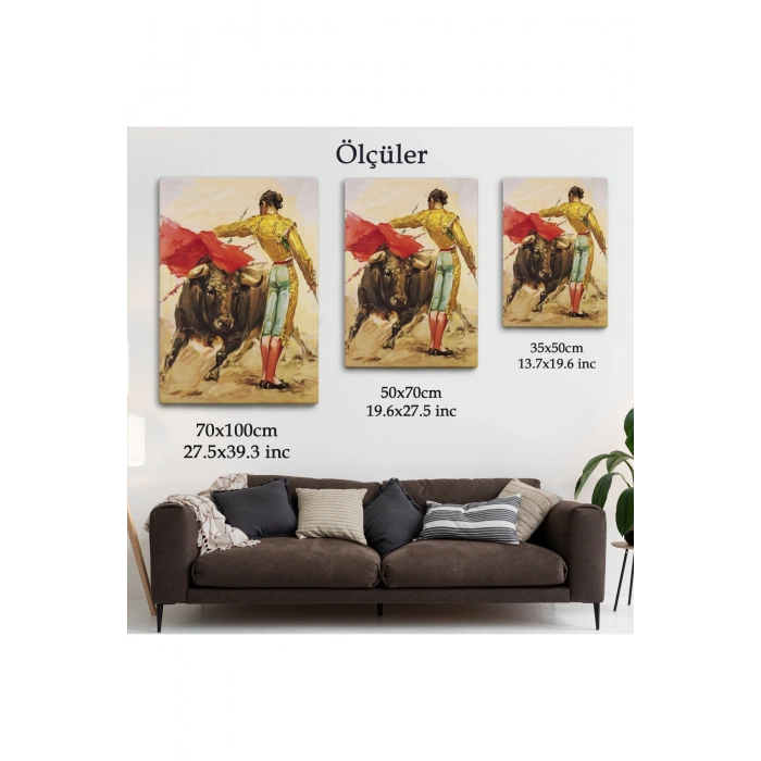 İspanyol Matador Duvar Tablosu-6250