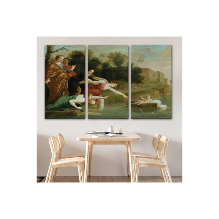 Jacques Stella - Musanın Bulunuşu Tablosu - The Finding of Moses-6579