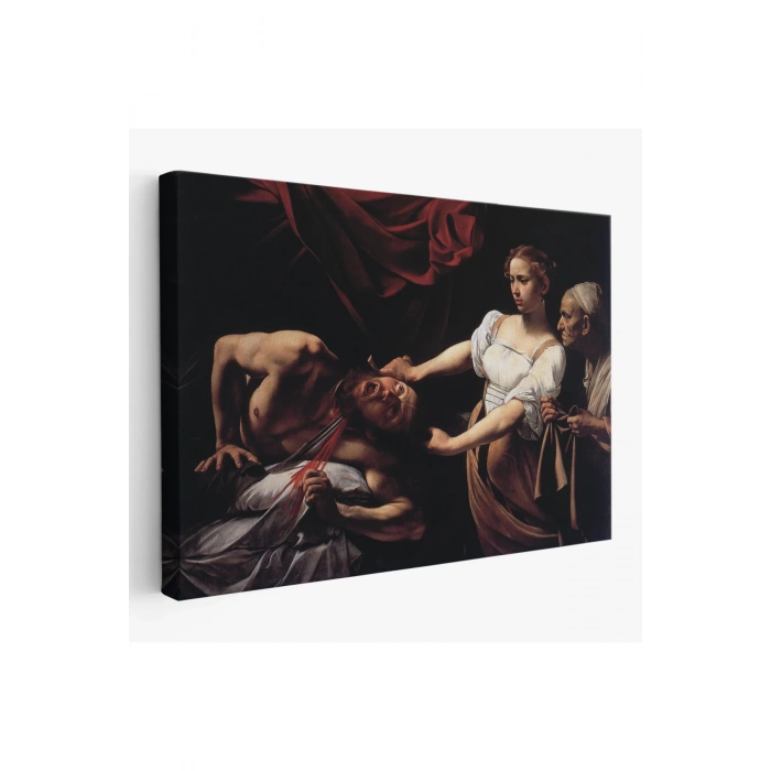 Jean Caravaggio Judith Holofernesin Başını Keserken Tablo-6646
