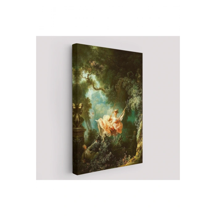 Jean-Honore Fragonard Salıncağın Mutlu Kazaları Tablosu-6253