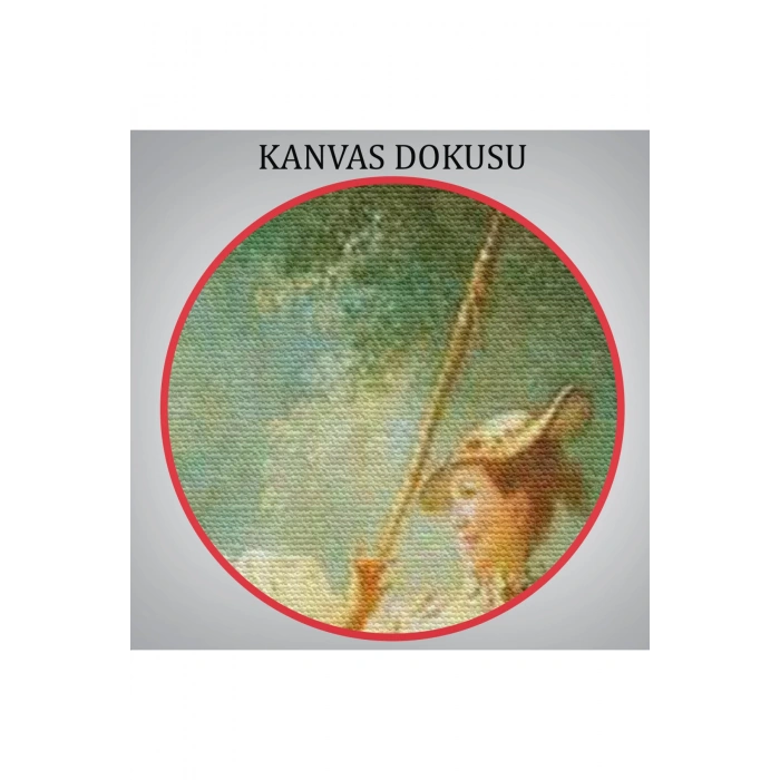 Jean-Honore Fragonard Salıncağın Mutlu Kazaları Tablosu-6253