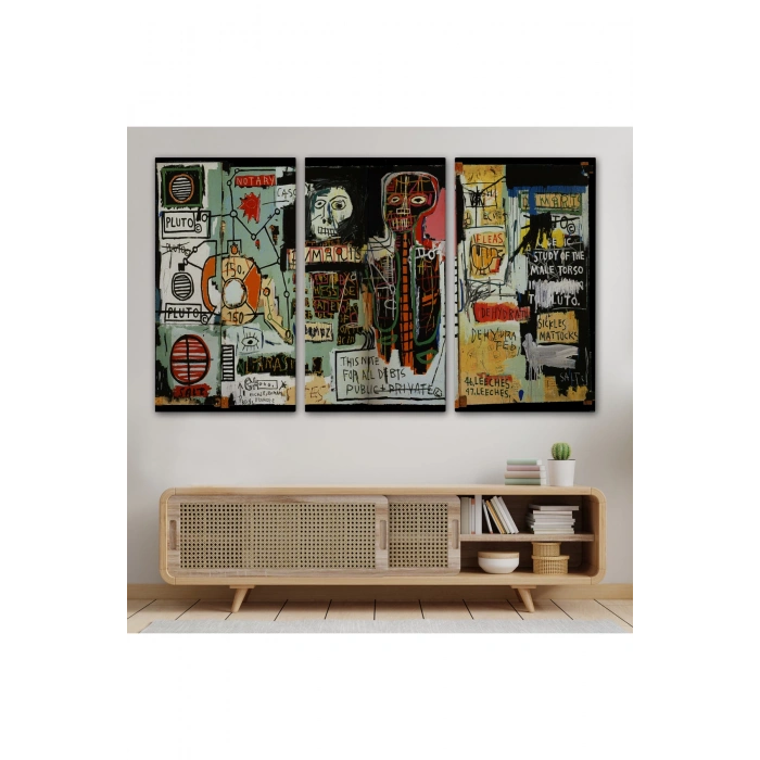 Jean Michel Basquiat Notary Kanvas Tablo-5002