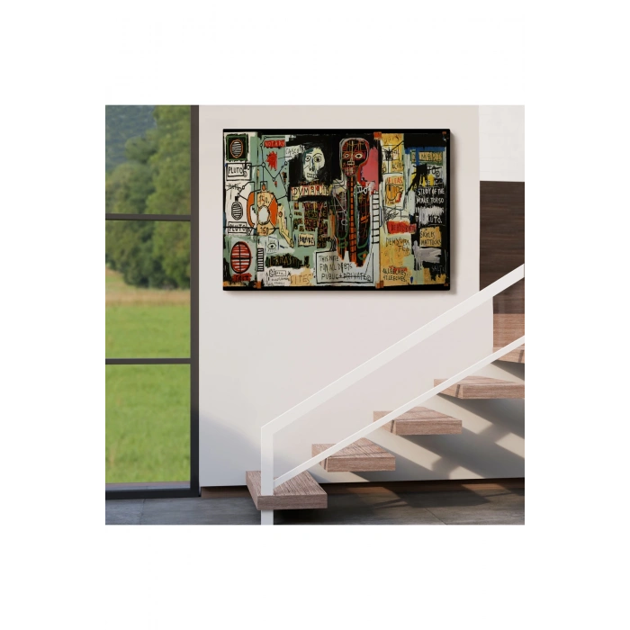 Jean Michel Basquiat Notary Kanvas Tablo-5002