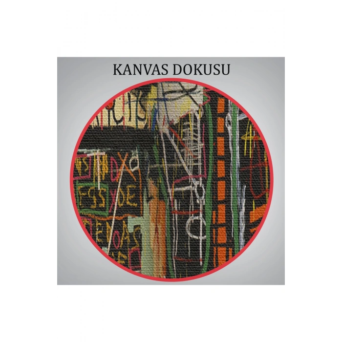 Jean Michel Basquiat Notary Kanvas Tablo-5002