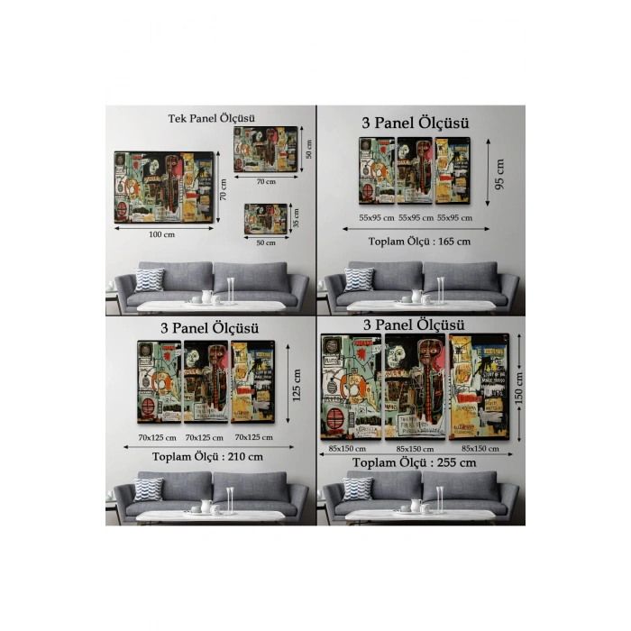 Jean Michel Basquiat Notary Kanvas Tablo-5002