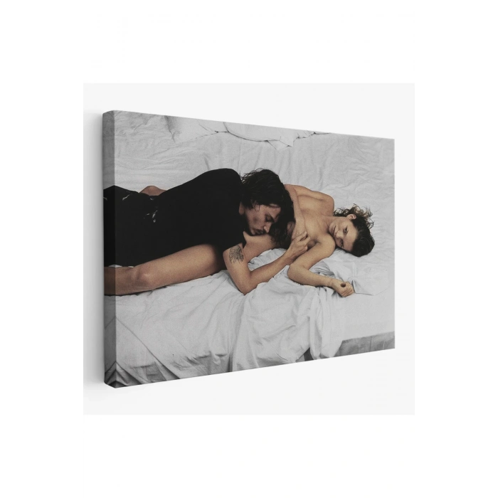 Johnny Depp ve Kate Moss Duvar Tablosu-6524