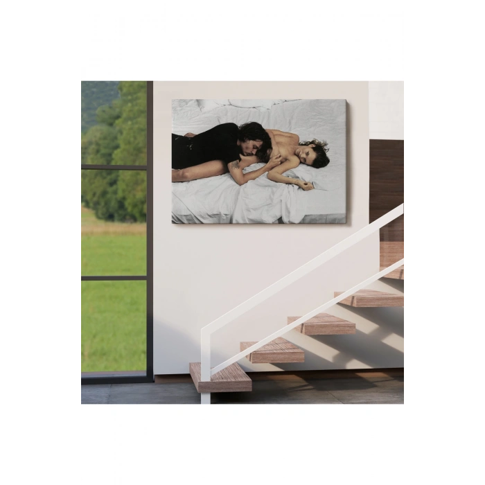 Johnny Depp ve Kate Moss Duvar Tablosu-6524