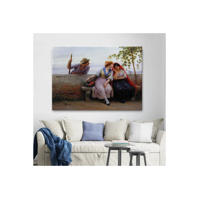 Kadınları Taciz Eden Adam Tablosu-6526