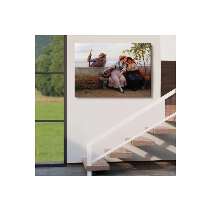 Kadınları Taciz Eden Adam Tablosu-6526