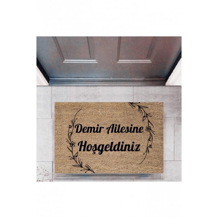 Kapı Önü Paspası Dekoratif Dijital Baskı Kişiye Özel P-2311